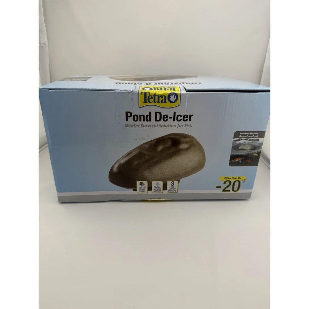Tetra Pond 26429 De-Icer for Fish Pond Winter Survival Solution for Fish